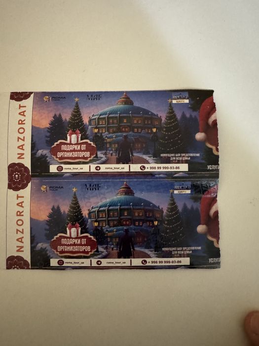 билет в цирк новогодний