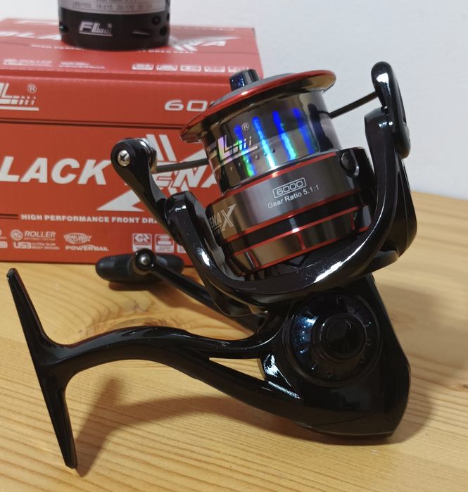 Mulineta Feeder FL Black Tena 6000 9 Rulmenti