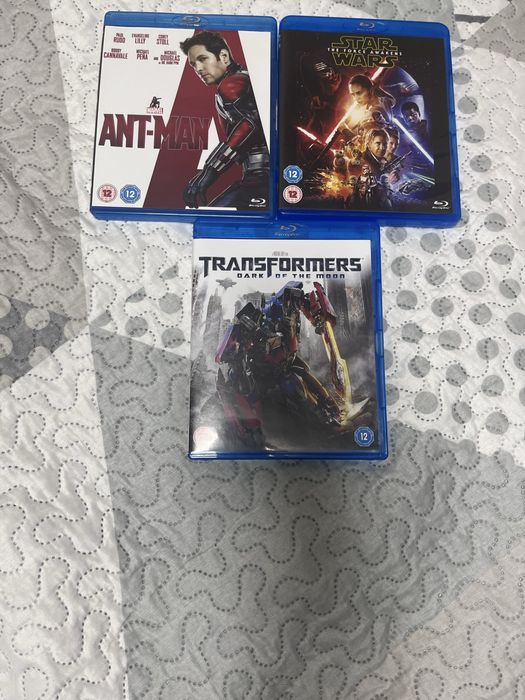 Blu-ray филми: Ant-Man, Star Wars, Transformers