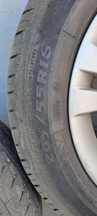 Jante aliaj plus cauciucuri R16