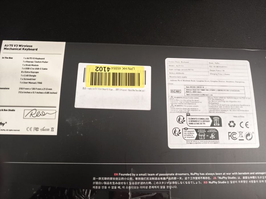Tastatura mecanica Nuphy Air 75 v3