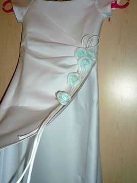 Rochie alba, pt ocazii speciale si evenimente, pt fetita 4-5A.