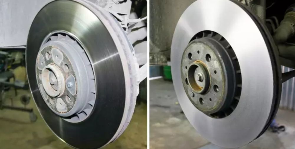 Проточка тормозных дисков 2000тг.