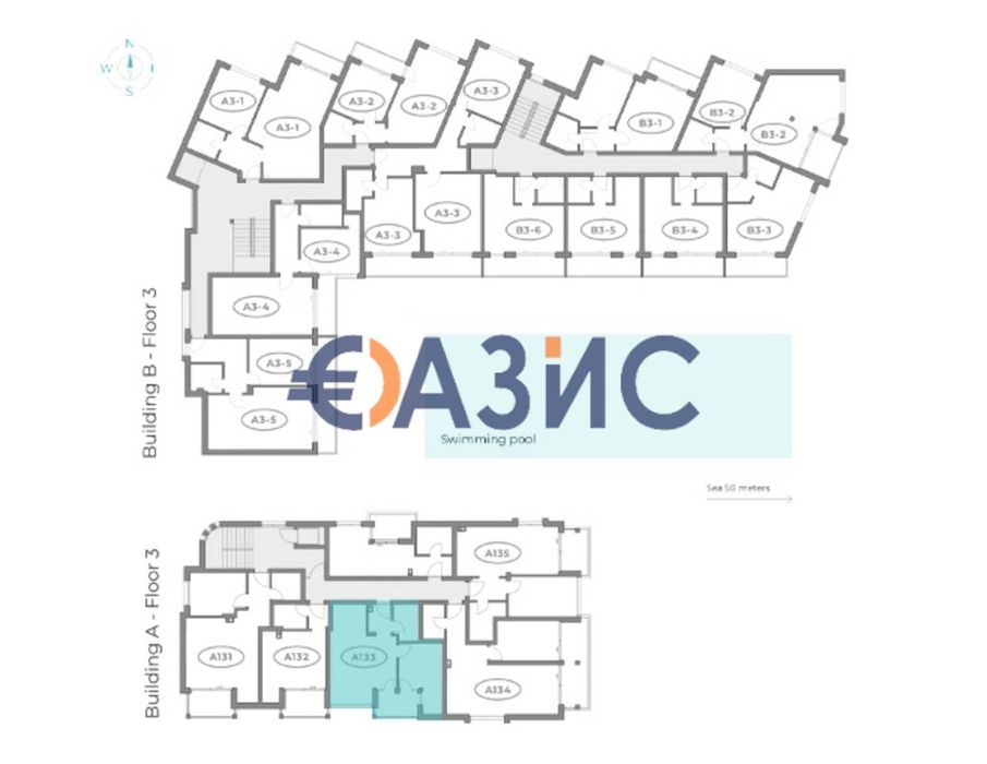 Продава се Двустаен апартамент в Обзор - 57 кв.м за 1562 €/кв.м - Снимка #13