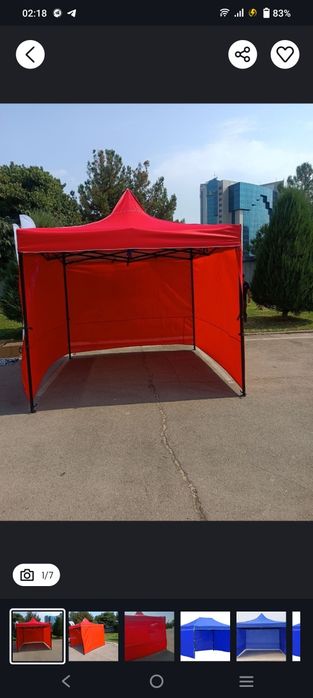 Зонт тент оригинал 24/7 дастафка хизмати бор