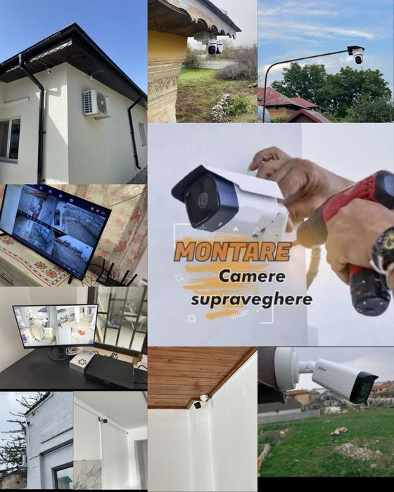 Servicii montari camere de supraveghere de orice tip!