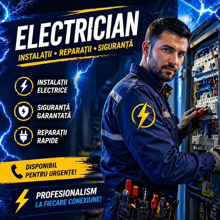 Electrician calificat cu experienta