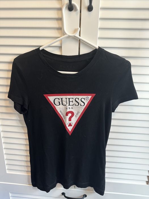 tricou guess negru