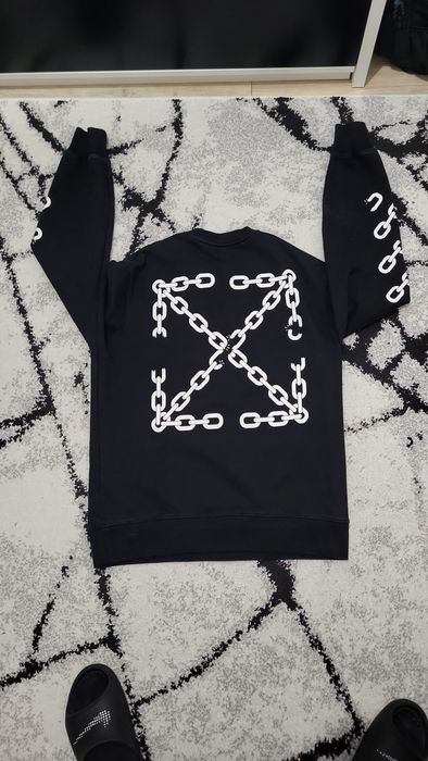 Bluza off white neagra