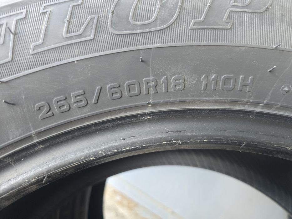 б/у летнии шины Dunlop AT22. 265/60 R18