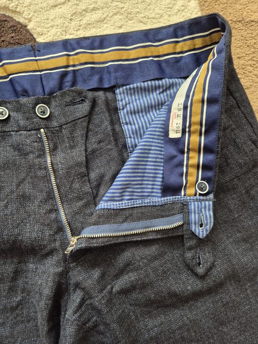 Pantaloni de Lux L.B.M. 1911 Lubiam, Bumbac & Lână, Slim Fit, Bărbați, 54 R (Fit 52 - XL)