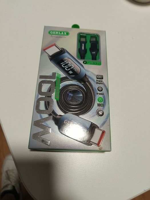 Cablu Date Afisaj, 100W, USB C, Super Charging