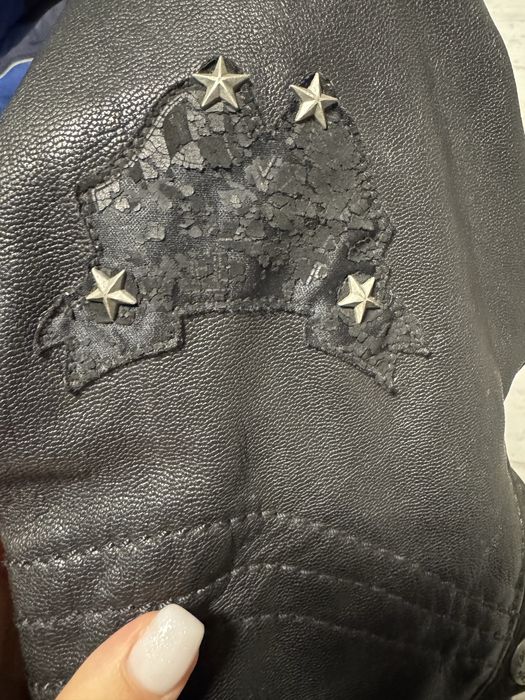 Дамско кожено моторджийско яке Cafe Racer – размер 40 (M)