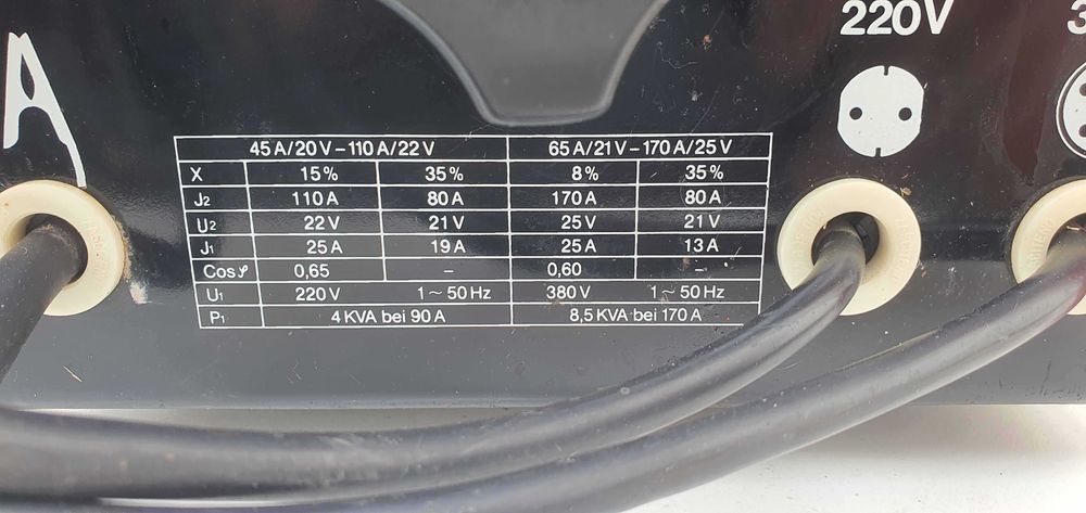 Einhel SG 170, aparat de sudura trifazic/ monofazic si cutie electrozi