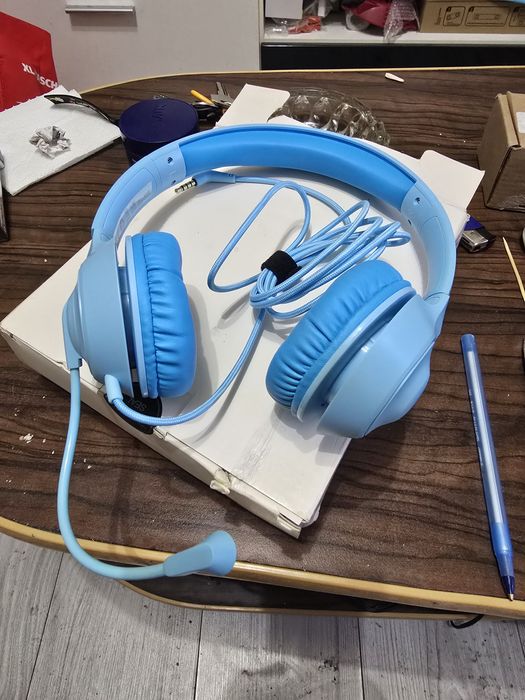 Casti pentru copii cu microfon