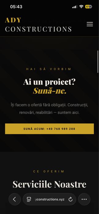 Creeaza-ti propriul site companiei tale exact pe gusturile tale!