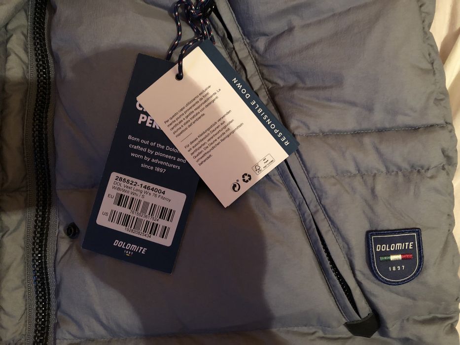 DOLOMITE 76 Fitzroy Long Vest ОРИГИНАЛ дамски елек 90%пух-10%пера