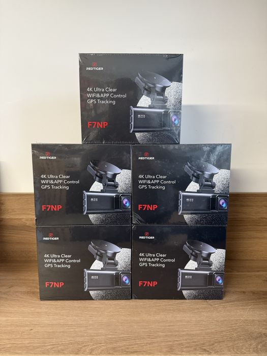 Camera Auto de Bord RedTiger F7NP Duala Fata/Spate, 4K GPS WiFi Bluetooth Aplicatie, Night Vision - Noua sigilata!