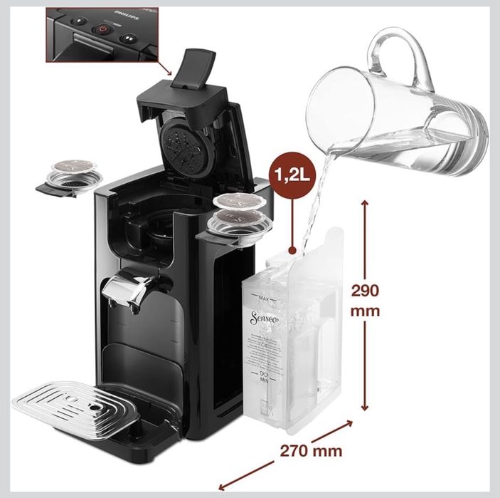 Aparat de cafea Philips Senseo Quadrante nefolosit deloc