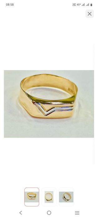Кольцо золотое  новое