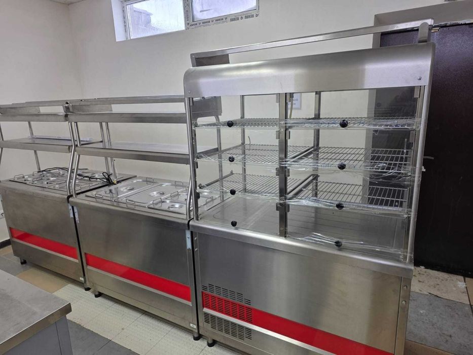 ПРОДАМ линию раздачи для столовой (мармиты)!