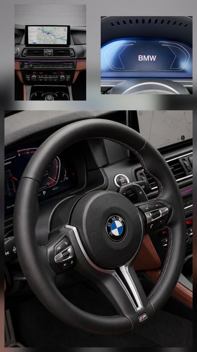Vand BMW Seria 5 F10 2.0D inmatriculata RO automata M Pachet ceasuri digitale posibilitate rate leasing finantare urgent TVA inclus deductibil