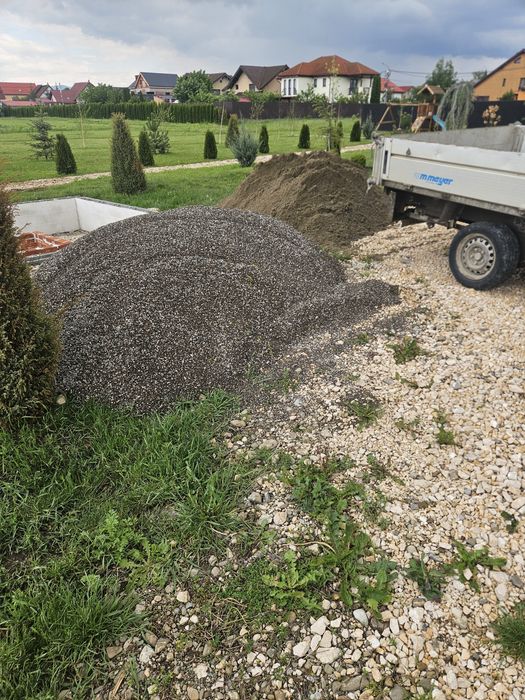 Nisip,  margaritar sort pământ negru, piatră galbenă basculabil