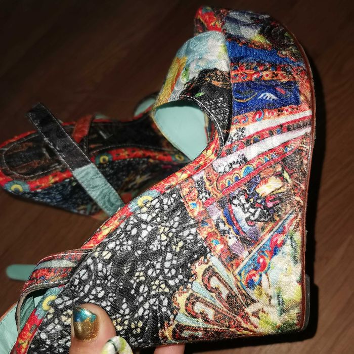 Sandale cu platforma, Dolce and Gabbana, originale, 40