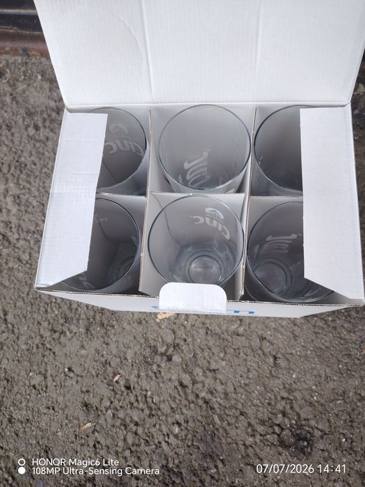 Pahare Ciuc 400 ml set 6 bucăți noi