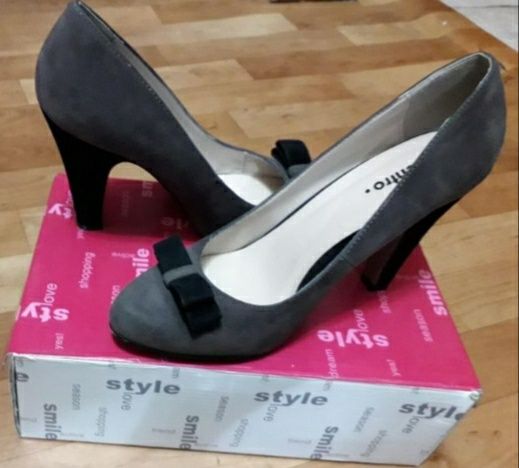 Замшевые   туфли