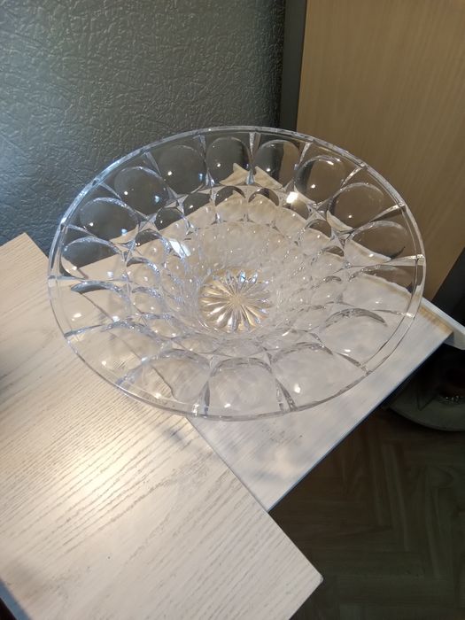 Фруктовница. Хрусталь. Богемия. винтаж