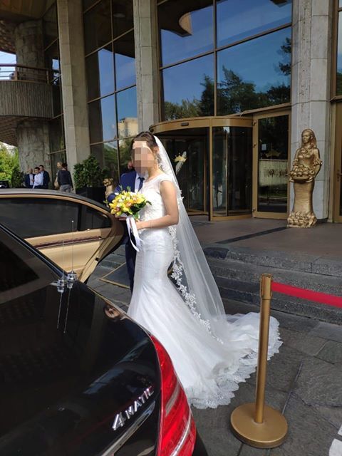 Свадебное платье рыбка