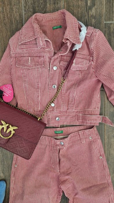 Чанта Pinko + дънков сет Benetton