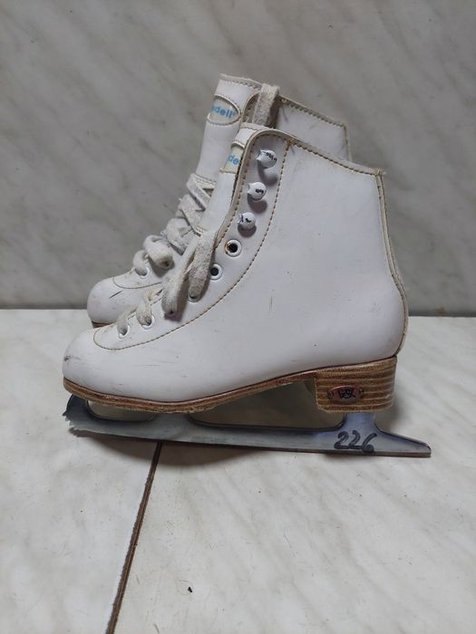 Patine gheata 226 patinaj Riedell profesionale piele marime 30 (20 cm)