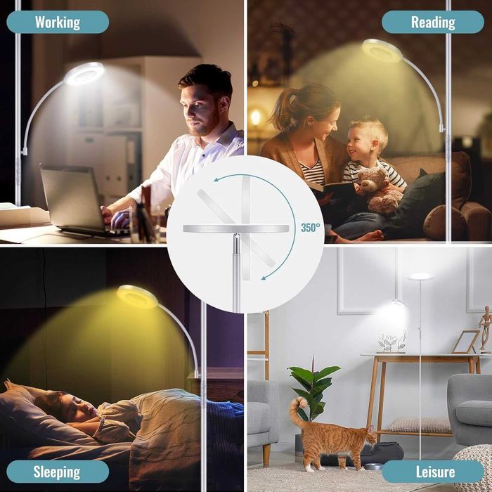 Подова лампа с дистанционно 42W