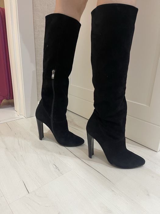 Продам сапоги. Натуральная замша