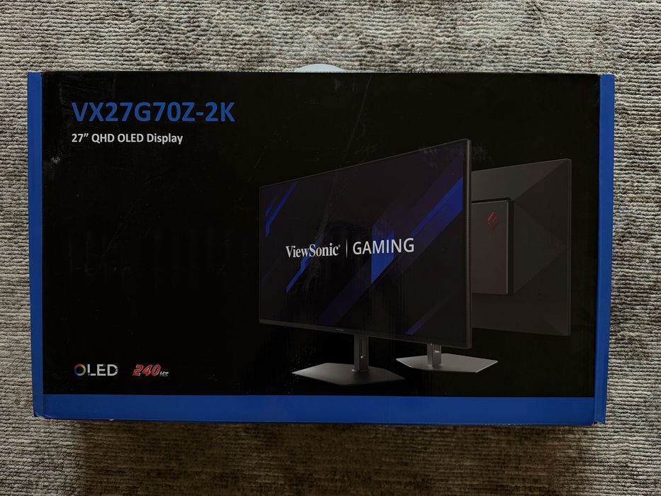 Новый QD-OLED монитор, 240 Гц, 27 дюймов