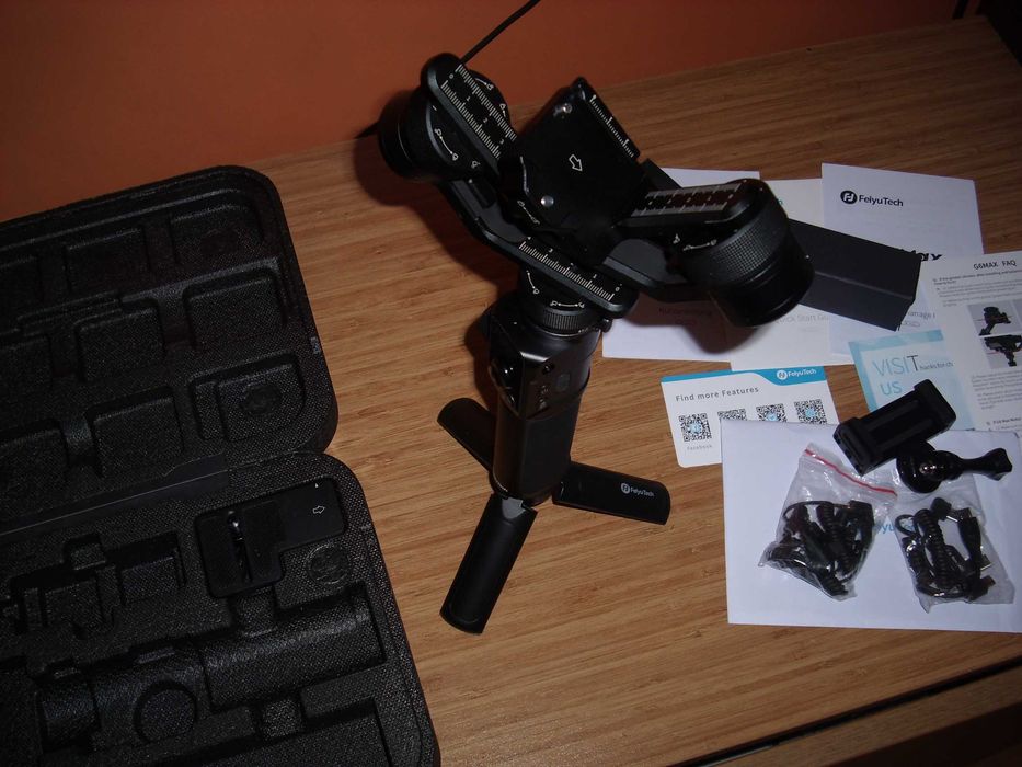 Гимбъл Feiyutech G6 max като НОВ ( стабилизизация за камера,телефон ).