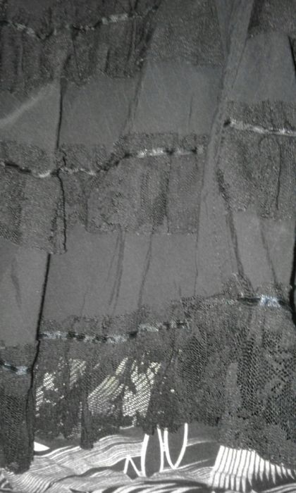 Юбка х/б с красивыми оборками.