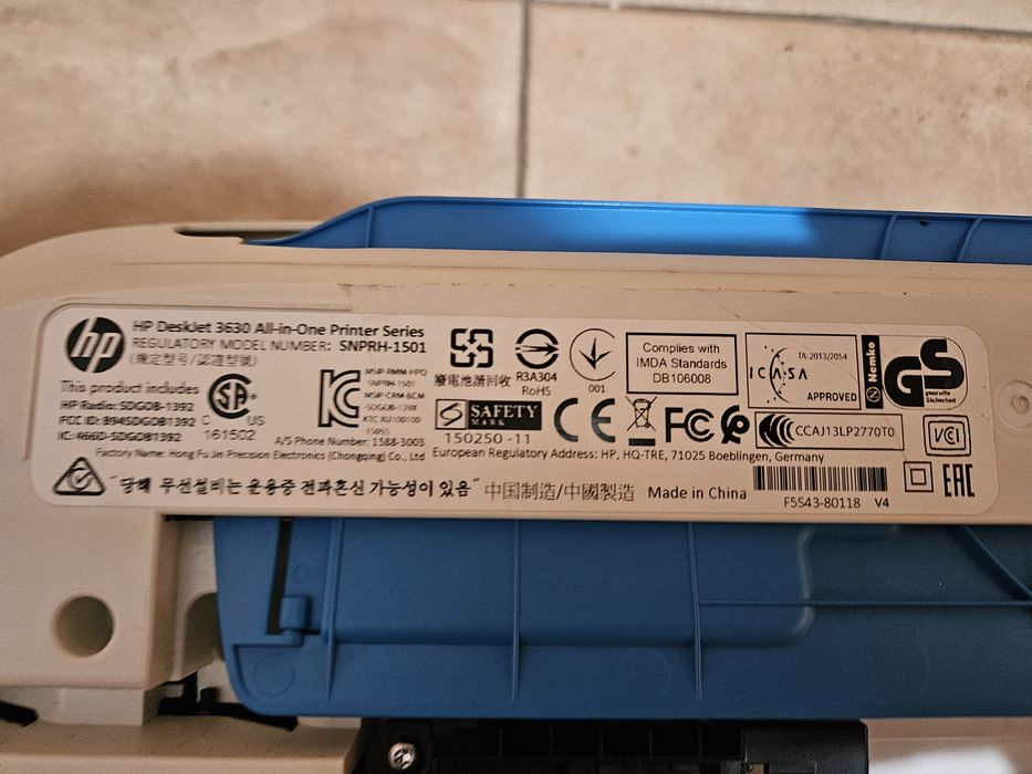 Принтер hp deskjet 3630