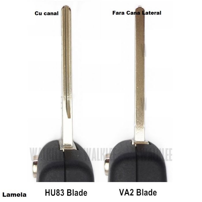 Cheie Noua Programabila Peugeot 207 307 407 Citroen C2 C3 C4 C5 C6