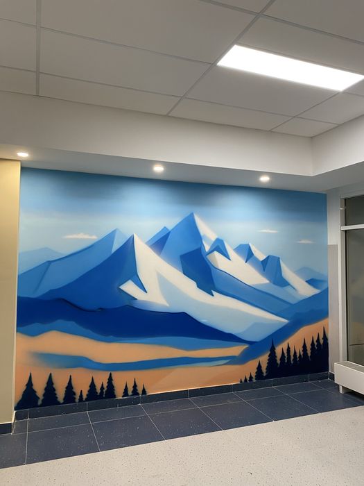 Граффити, Росписи стен, Мурал