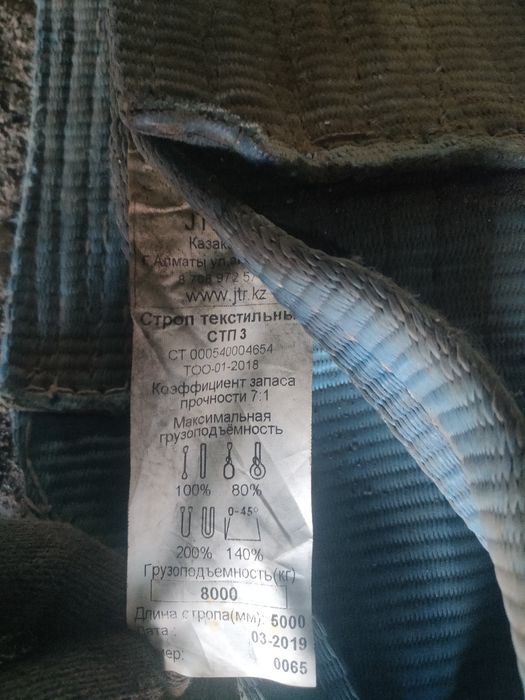 Текстильные стропы