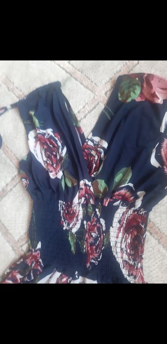 Нов флорален дамски гащеризон