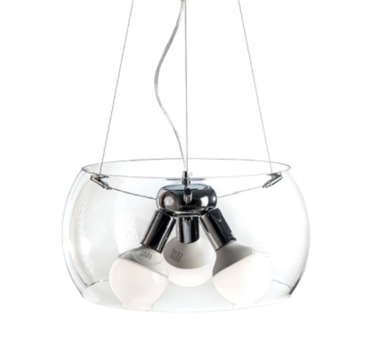 Полилей стъклен, модерен дизайн ACA lightning CX1009P40CL Pontiac