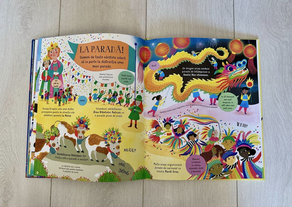 Sărbători din jurul lumii, colecția Usborne, UE Junior, cartonată,Nouă