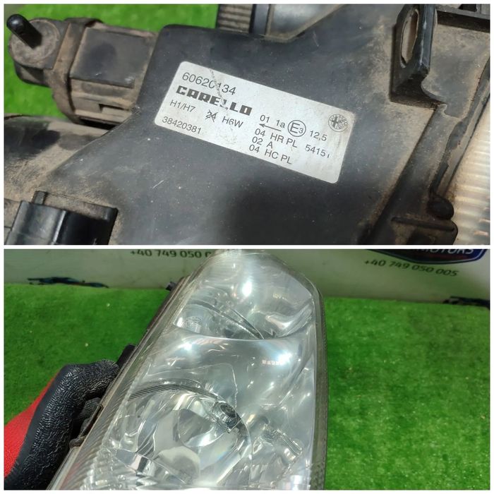 FAR DREAPTA HALOGEN ALFA ROMEO 156 NON-FACELIFT / COD OEM 60620134 / 38420381 1997-2003  (4F2)