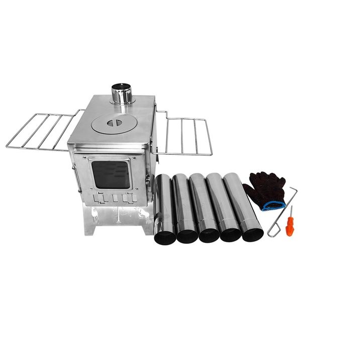 Туристическая походная печь с трубой и складными ножками
Модель ZM 302