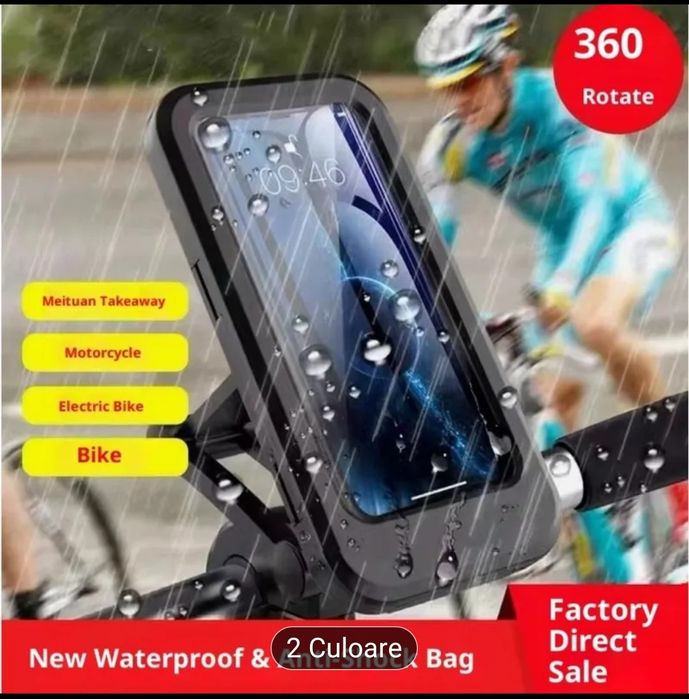 Vând suport telefon pt motocicletă/ATV/scuter/bicicletă