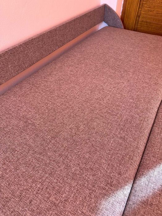 Canapea extensibilă (cu ladă pentru depozitare) 160 cm x 200 cm culoare Gri